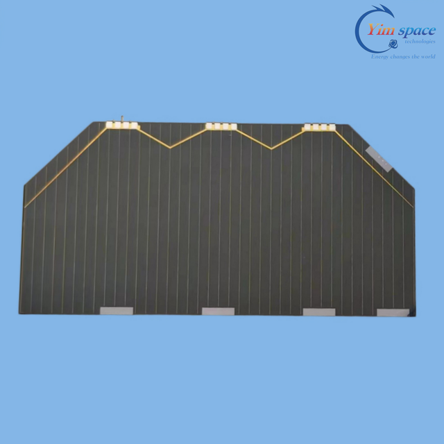 30% 효율성 유연한 태양 전지 박막 삼중 접합 GaAs 40×80mm YIM 우주 궤도 태양광 발전